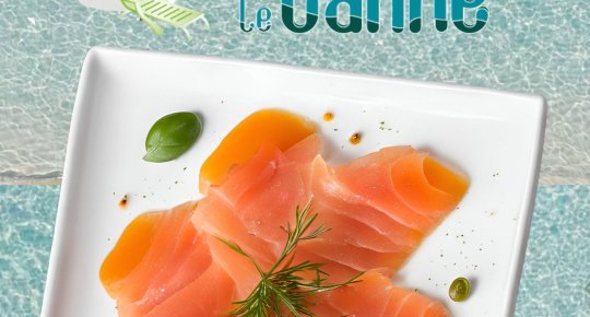 carpaccio de salmón