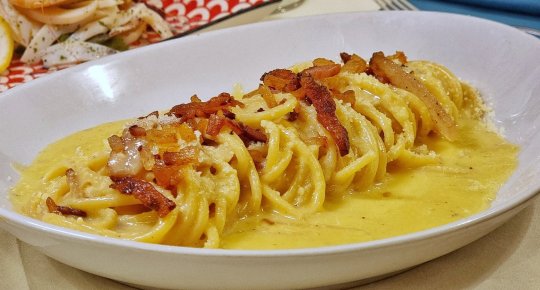 Espagueti a la carbonara